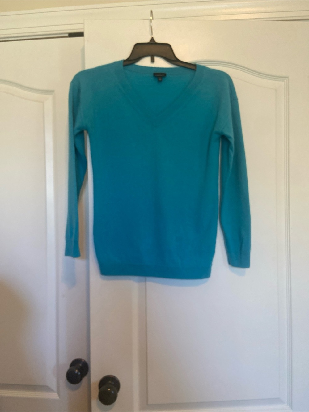 Talbots Turquoise V-Neck Sweater